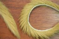 1/4" Magnum Rabbit Zonker Strips Brown Olive