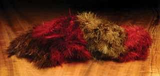 Woolly Bugger Marabou Flo Red